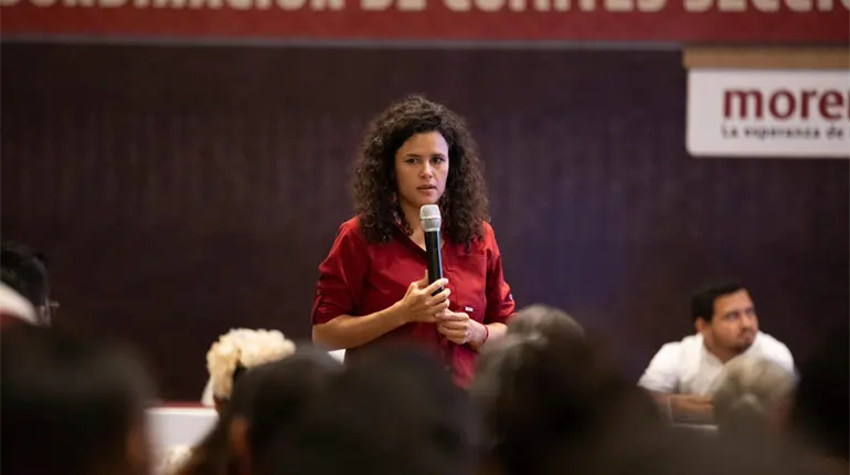 "Absurdo" decir que Andy López definirá candidaturas de Morena: Luisa Alcalde