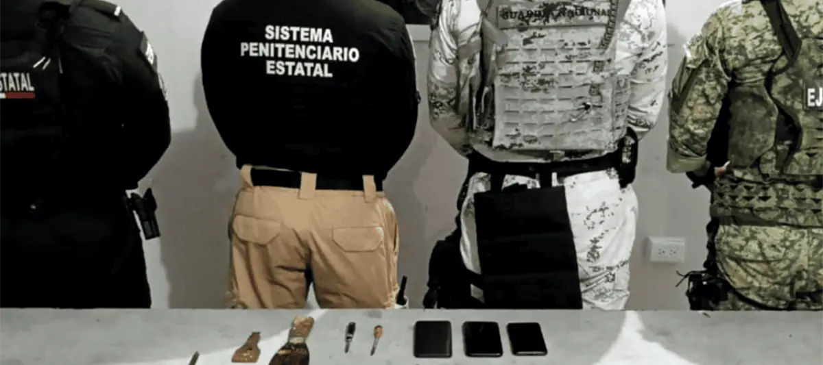 Hallan celulares y triturador de marihuana tras revisión en el Creset