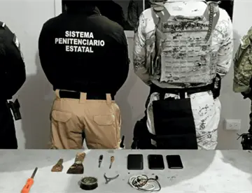 Hallan celulares y triturador de marihuana tras revisión en el Creset