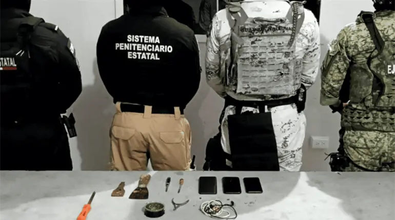 Hallan celulares y triturador de marihuana tras revisión en el Creset