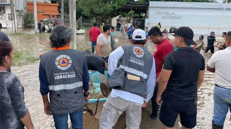 Anuncia Monreal instalación de centro de acopio en San Lázaro tras afectaciones de lluvias en varios estados
