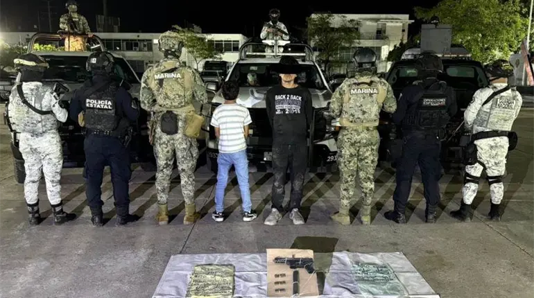 Detienen a "niño sicario" en Centro vinculado con drogas y secuestros