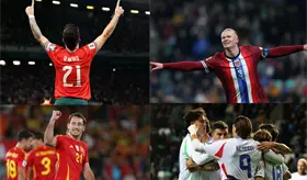España, Portugal, Italia, Turquía y Noruega ganan en la fecha 7 de las Eliminatorias de UEFA