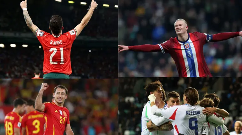 España, Portugal, Italia, Turquía y Noruega ganan en la fecha 7 de las Eliminatorias de UEFA