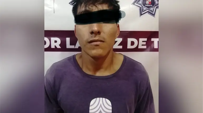 Detienen a sujeto por delitos contra la salud en la colonia Tamulté