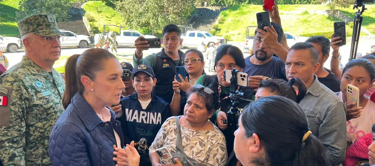 Recorre Sheinbaum Estados afectados por lluvias