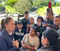 Recorre Sheinbaum Estados afectados por lluvias