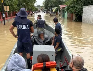 Despliega Semar más de 3 mil elementos para apoyar en cuatro estados afectados por lluvias