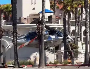 Se desploma helicóptero en California; 5 personas resultaron heridas