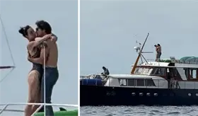 Entre besos y abrazos captan a Katy Perry y el exprimer ministro de Canadá Justin Trudeau