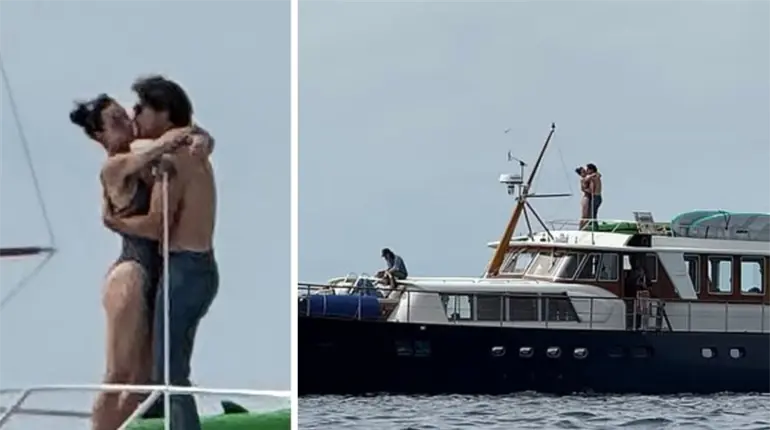 Entre besos y abrazos captan a Katy Perry y el exprimer ministro de Canadá Justin Trudeau