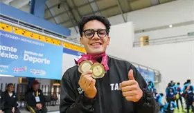 El tabasqueño, José Miguel Gómez, gana su segundo oro en la Paralimpiada Nacional