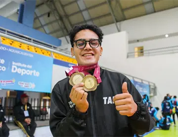 El tabasqueño, José Miguel Gómez, gana su segundo oro en la Paralimpiada Nacional