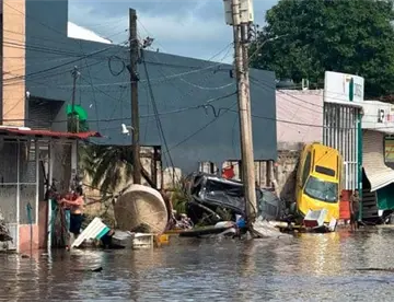 Asciende a 47 el número de fallecidos por intensas lluvias en cuatro estados de México