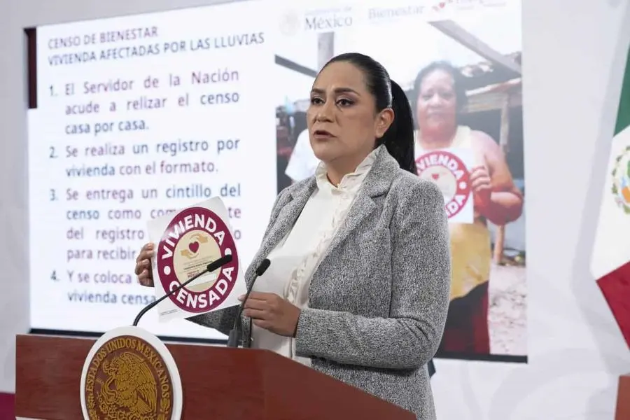 Inicia censo en 5 estados; Sheinbaum estima 100 mil viviendas afectadas