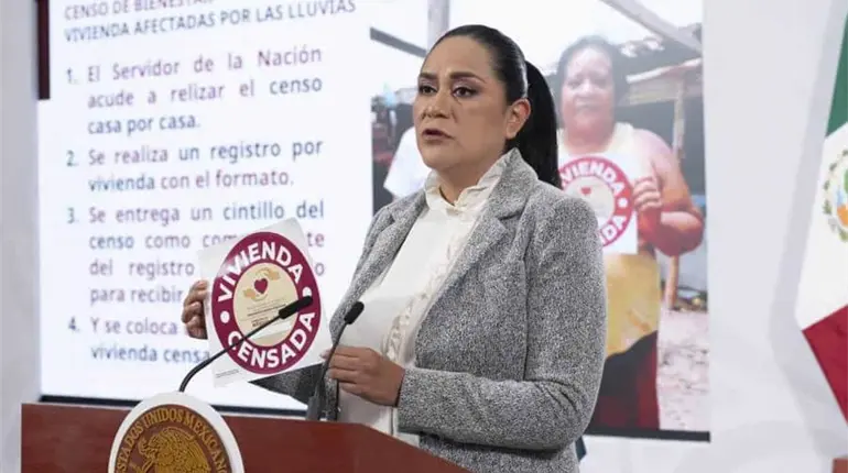 Inicia censo en 5 estados; Sheinbaum estima 100 mil viviendas afectadas