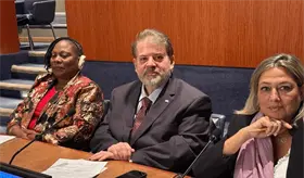 Participa Ramiro Chávez Gochicoa en evento de la ONU como presidente de la Fundación Cultural Carlos Greene Ramírez