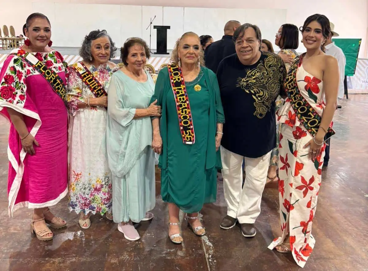 Celebran a la primera Flor más Bella de Tabasco al cumplir 70 años del nombramiento