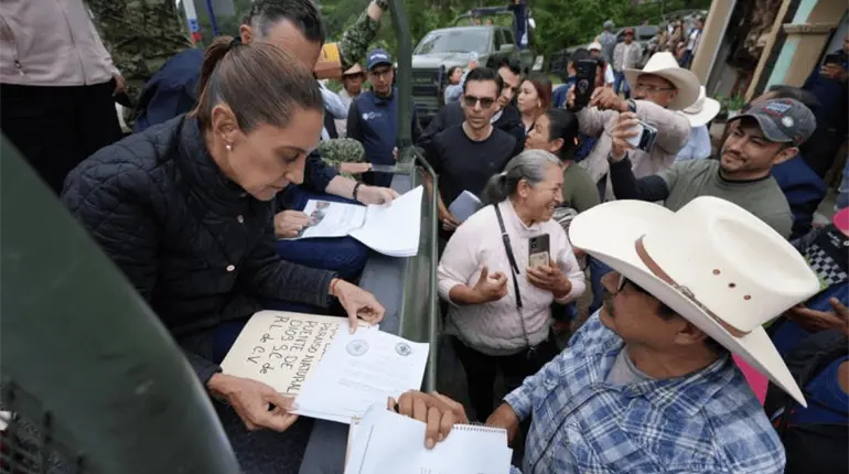 Hay presupuesto suficiente para apoyar a todas las familias", asegura Sheinbaum
