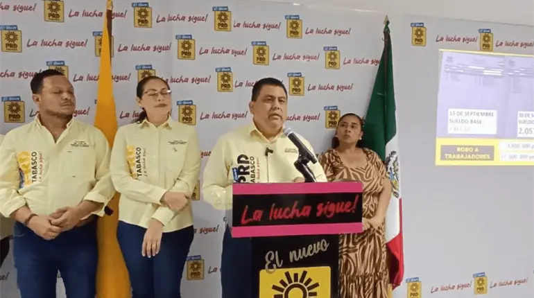 Con recortes a salario base, Ayuntamiento de Cárdenas pretende robarle a 3 mil trabajadores 57.6 mdp al año: PRD