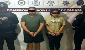Detalla SSPC que "Beto Coca" y su pareja "La Señora", fueron detenidos por posesión de droga