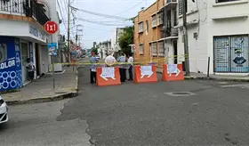 Tras bloqueo en la colonia Centro, manifestantes consiguen reparación de drenaje