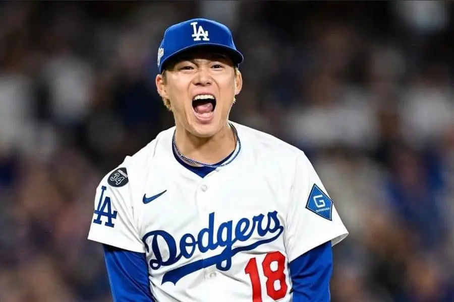 Yamamoto lanzó la ruta completa y Dodgers se adelanta 2-0 en la Serie de Campeonato