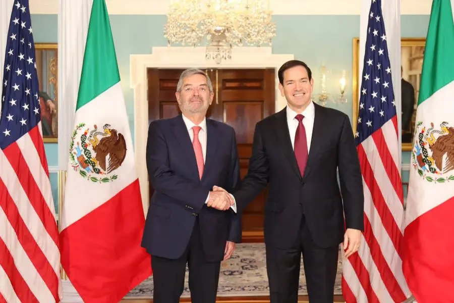 Juan Ramón de la Fuente y Marco Rubio, revisan avances en temas de seguridad y migratorios