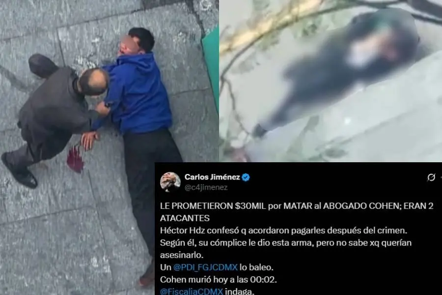 Le ofrecieron 30 mil por quitar la vida a David Cohen: Carlos Jiménez