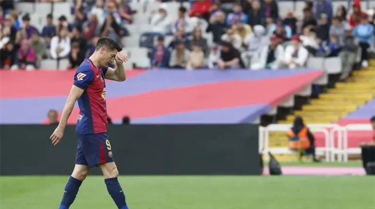 Robert Lewandowski se perdería El Clásico ante Real Madrid por lesión