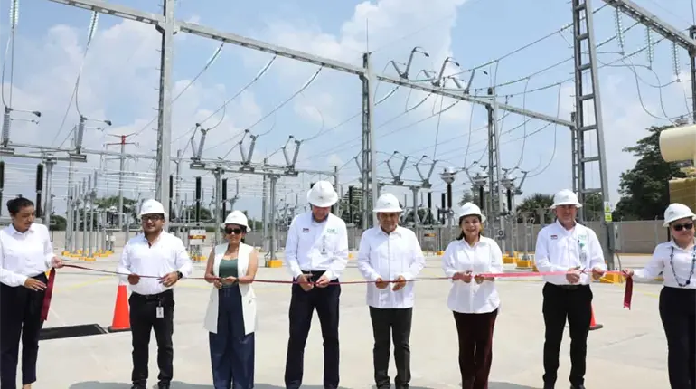 Inauguran subestación eléctrica en Villa Luis Pérez; inversión fue de 77 mdp
