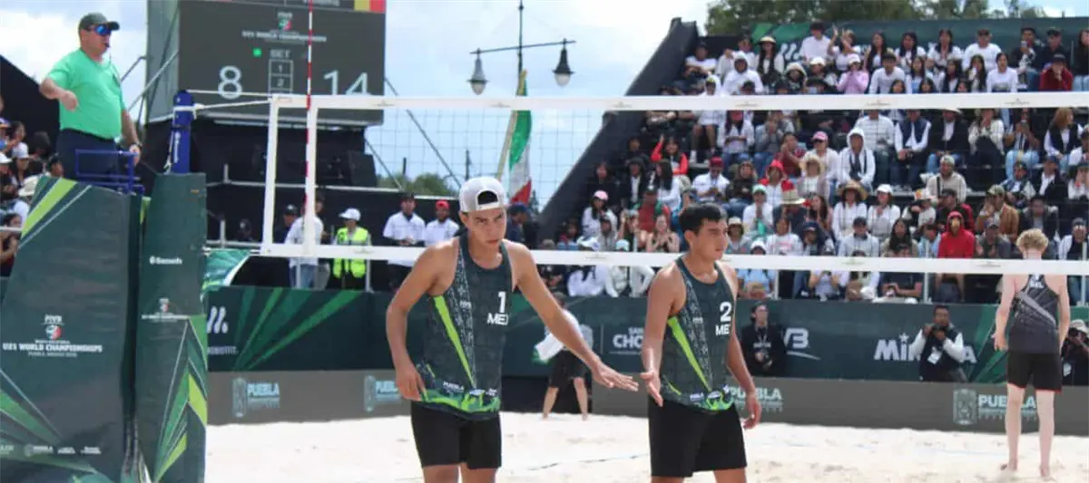 Tabasqueños que representan a México, caen en el Mundial Sub 21 de Voleibol de Playa