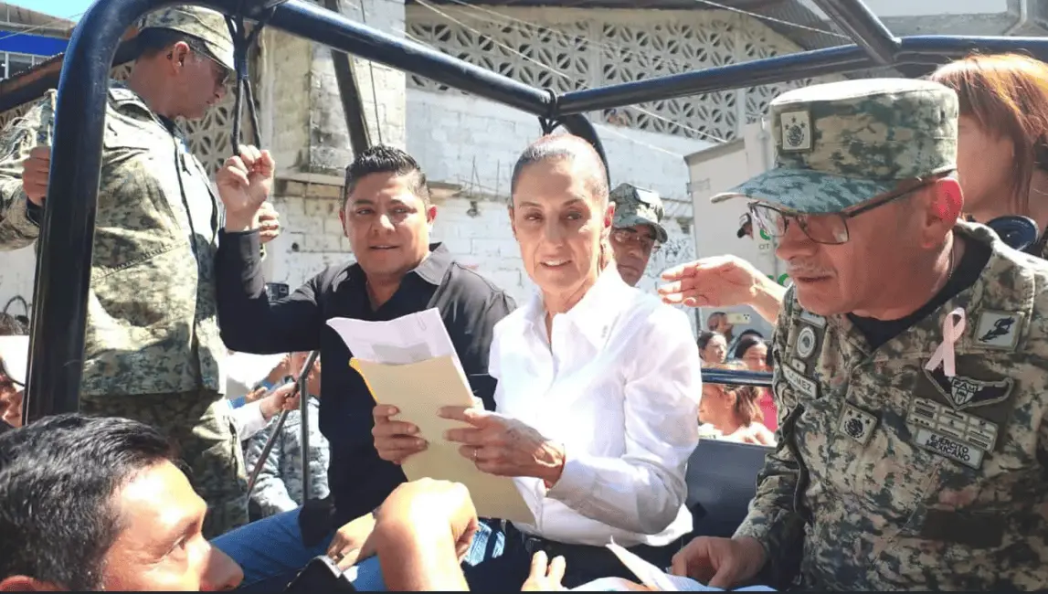 Arriba presidenta a SLP para supervisar la atención a la población