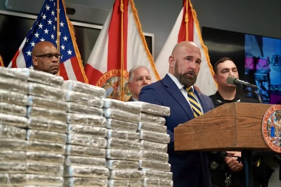 Intercepta Florida tráiler con cocaína proveniente de México