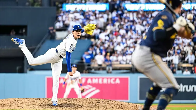Dodgers le gana 3-1 a Cerveceros y se colocan a un juego de la Serie Mundial