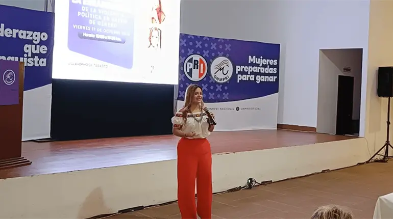 Desde Tabasco, dedica ONMPRI nacional curso sobre violencia contra la mujer a exalcaldesa en Colima asesinada