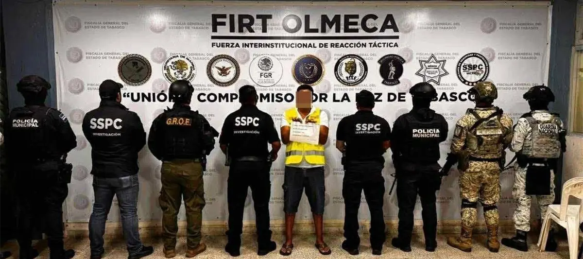 Trasciende la detención de "El Lagarto", señalado como principal distribuidor de droga en Paraíso–Comalcalco