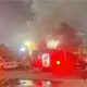 Se incendia depósito de cerveza sobre avenida Bicentenario