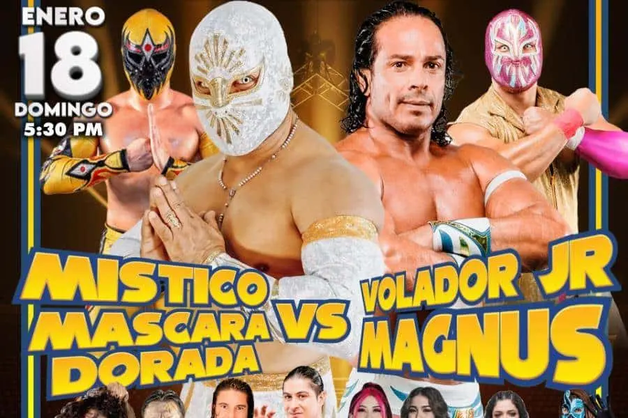 Místico y la CMLL llegarán a Villahermosa el próximo 18 enero de 2026