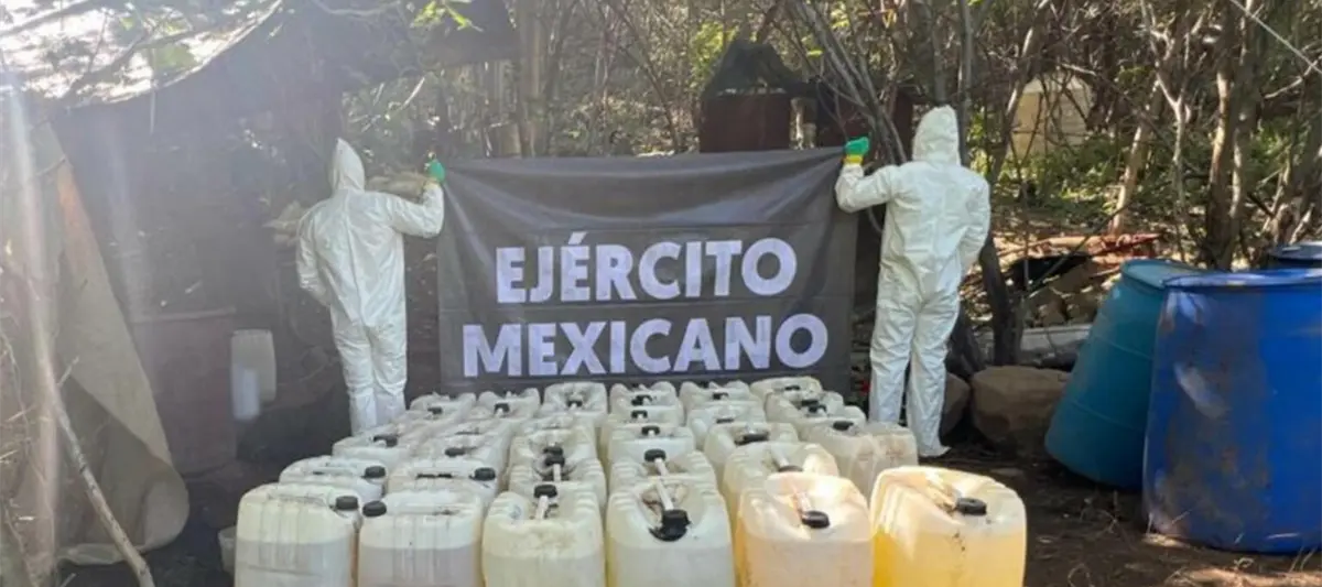 Inhabilitan laboratorio clandestino en Michoacán