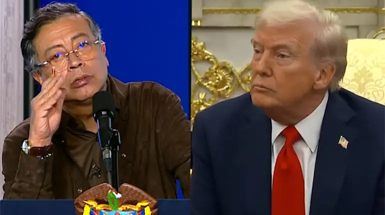 Crece tensión EE. UU. – Colombia; Trump llama ´narco´ a Petro y lo amenaza