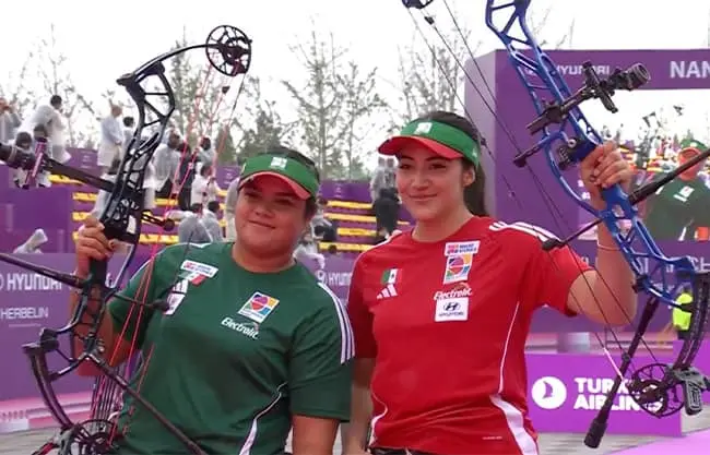 Oro y plata para México en Mundial de Tiro con Arco en Nanjing, China