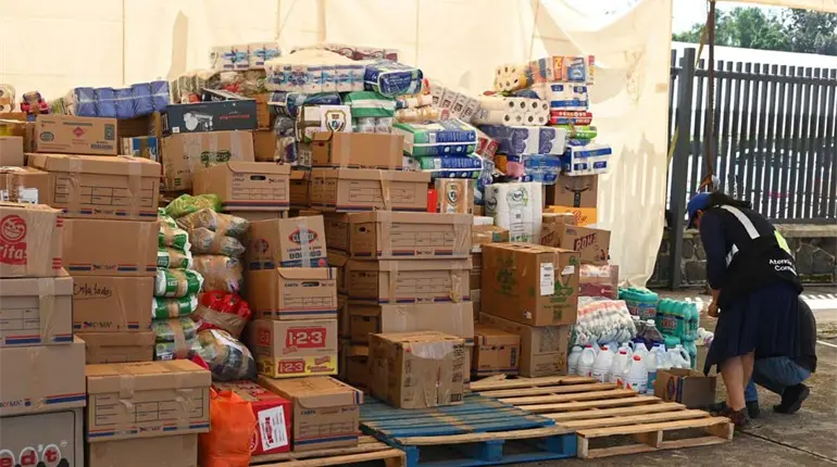 UNAM reúne 65 toneladas de ayuda para damnificados por lluvias