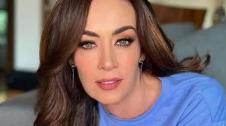 Anette Michel lista para enviudar en Tabasco; platica con Telereportaje