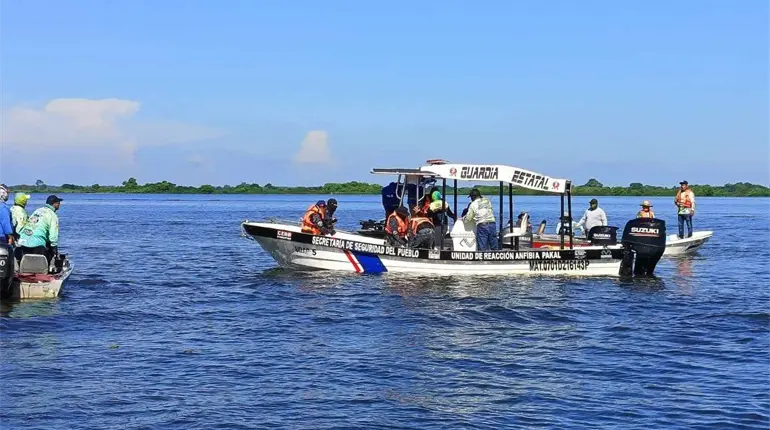 Un muerto y dos heridos deja descarga eléctrica en embarcación durante torneo de pesca en Catazajá
