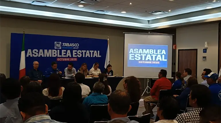 PAN Tabasco volverá a tener su registro estatal en 2027, asegura su dirigencia tras relanzamiento