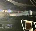 Avión se accidenta contra automóvil y se hunde en el mar en Hong Kong