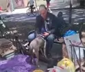 Alejandro Landero en situación de calle y con un sueño que cumplir