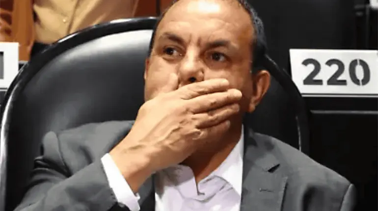 Desde cancha de pádel, Cuauhtémoc Blanco toma sesión de la Comisión de Presupuesto