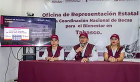 Inicia en Tabasco dispersión de becas ´Benito Juárez´